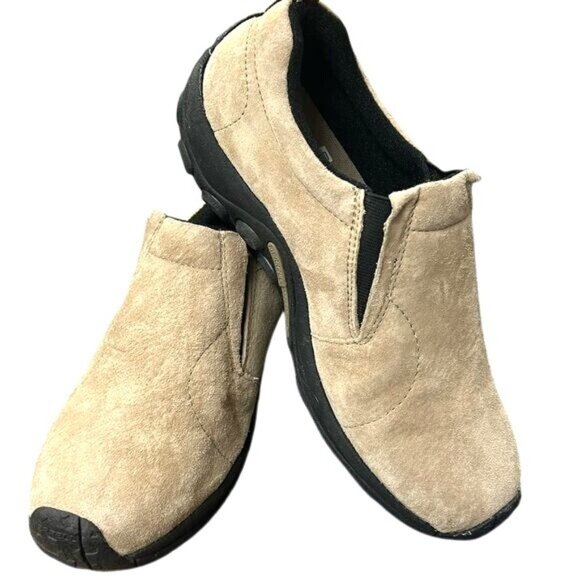 Merrell Jungle Moc Classic Slip-On Shoes Taupe Suede Womens Size 9.5 US main image 4